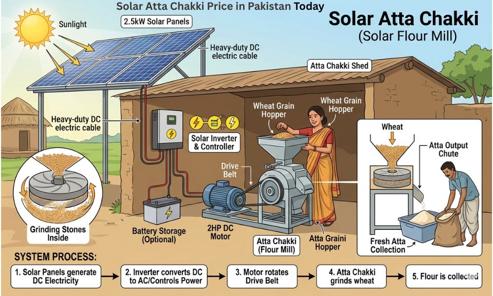Solar Atta Chakki Price in Pakistan Today