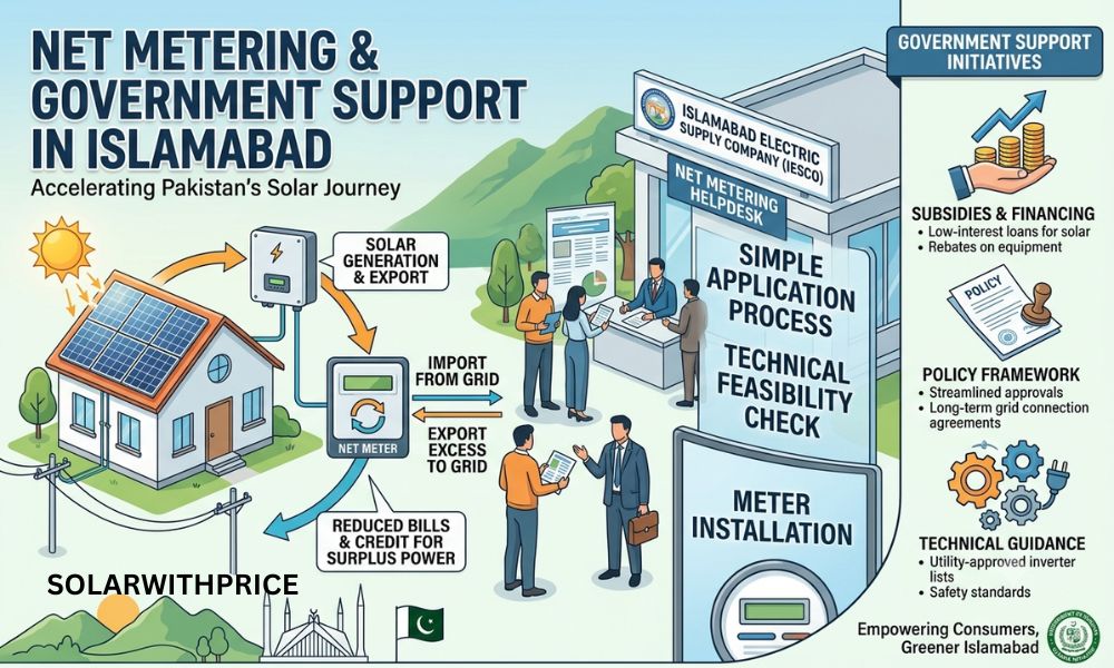 Net Metering and Government Support in Islamabad