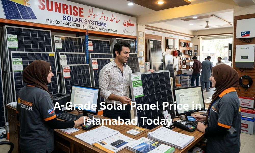 A-Grade Solar Panel Price in Islamabad Today