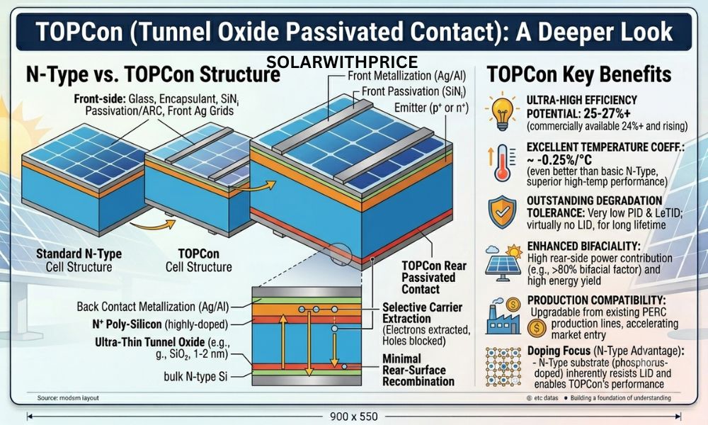 TOPCon (Tunnel Oxide Passivated Contact)