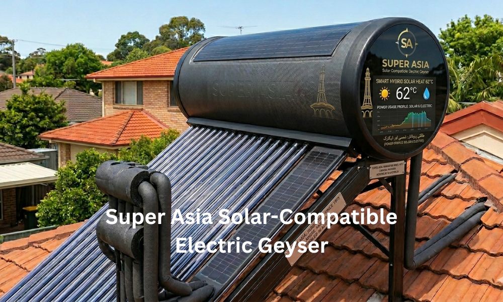 Super Asia Solar-Compatible Electric Geyser