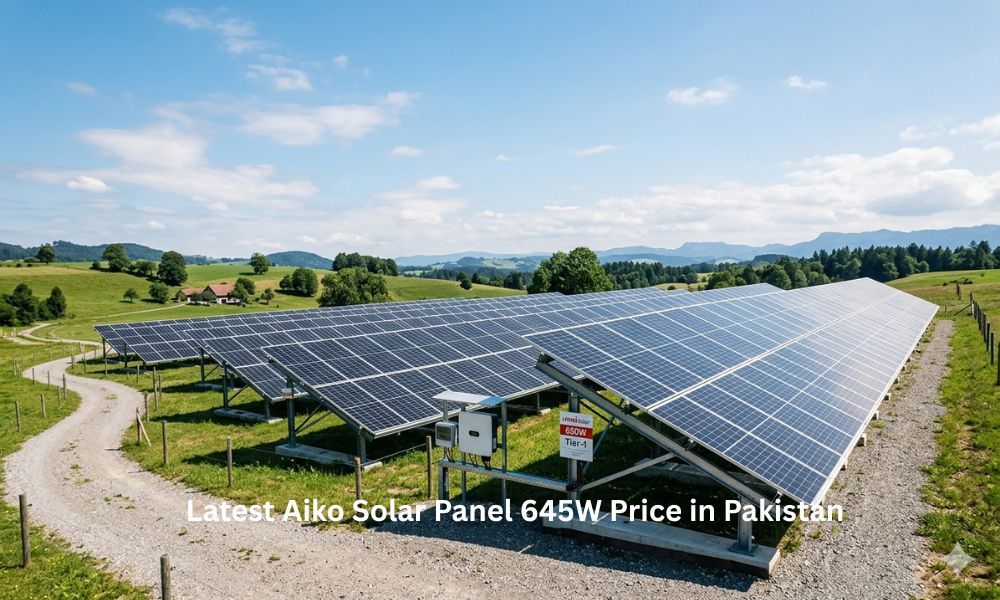 Latest Aiko Solar Panel 645W Price in Pakistan
