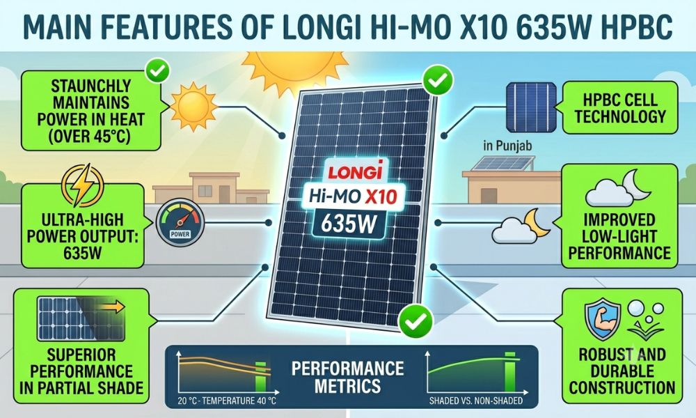 Main Features of LONGi Hi-Mo X10 635W