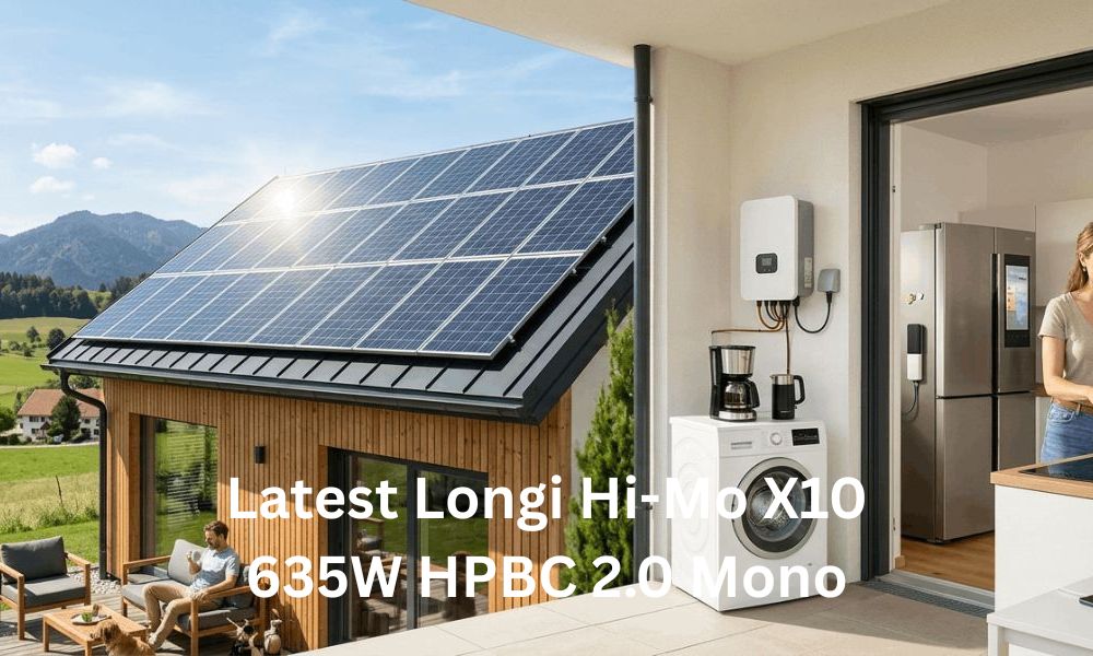 Latest Longi Hi-Mo X10 635W HPBC 2.0 Mono