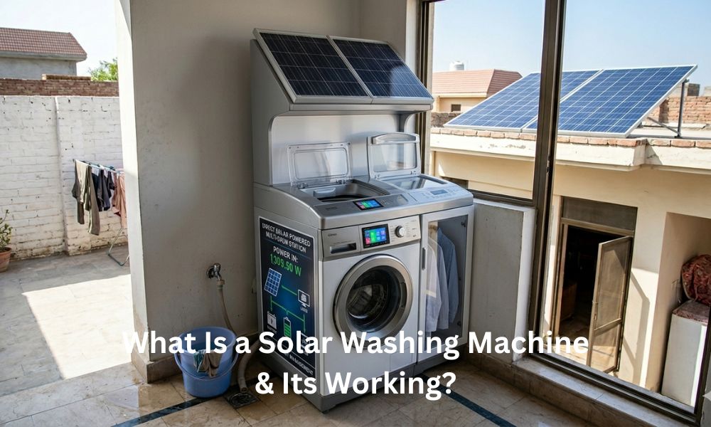 What Is a Solar Washing Machine & Its Working?