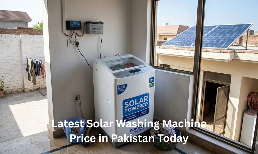 Latest Solar Washing Machine Price in Pakistan Today