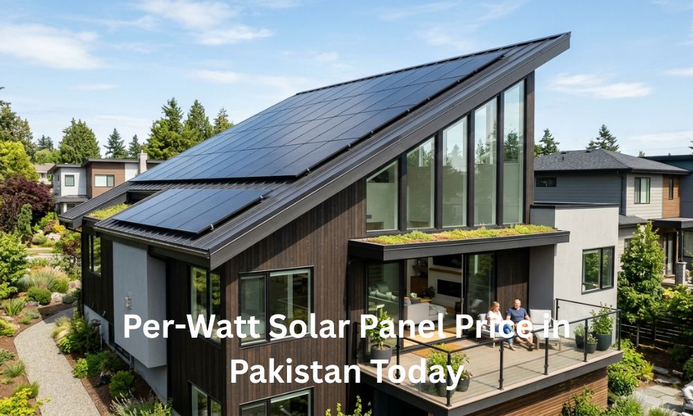 Per-Watt Solar Panel Price in Pakistan Today