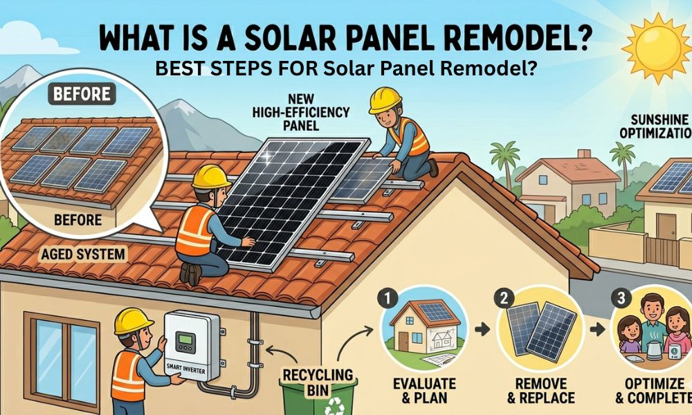 What Is a Solar Panel Remodel?