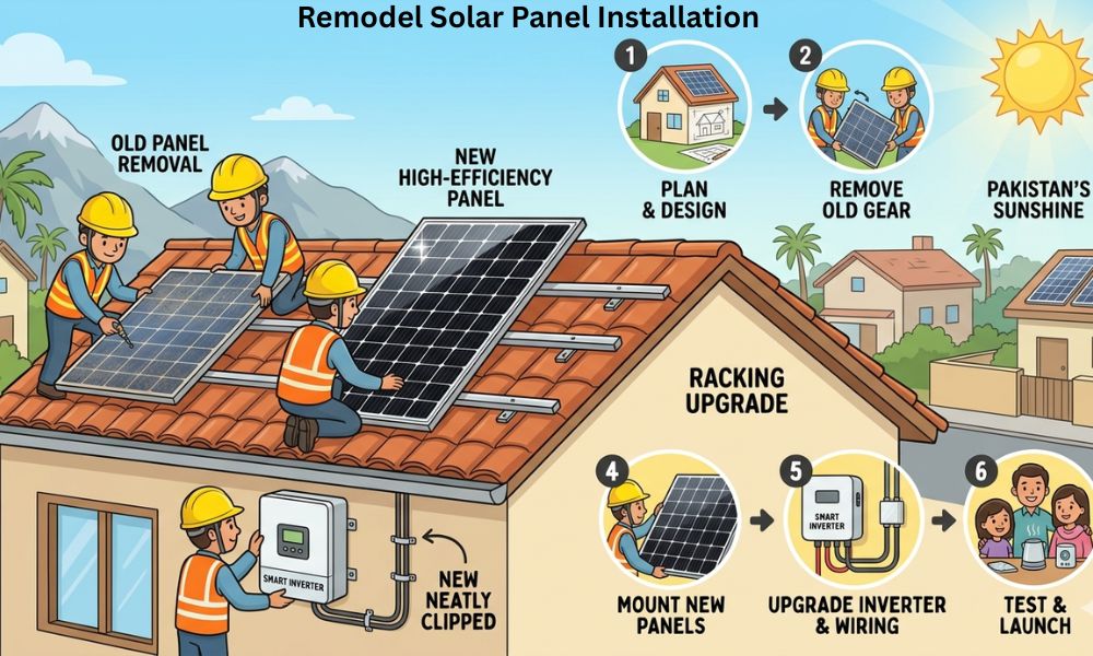Remodel Solar Panel Installation