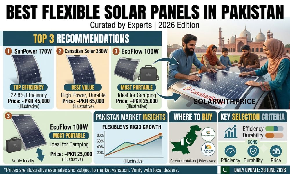 Best Flexible Solar Panels in Pakistan 