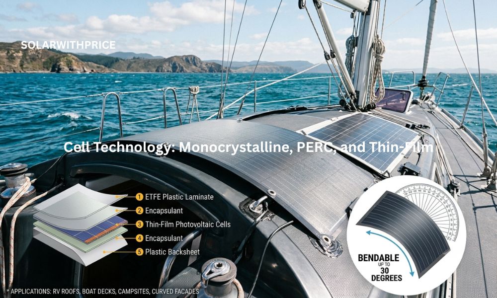 Cell Technology: Monocrystalline, PERC, and Thin-Film