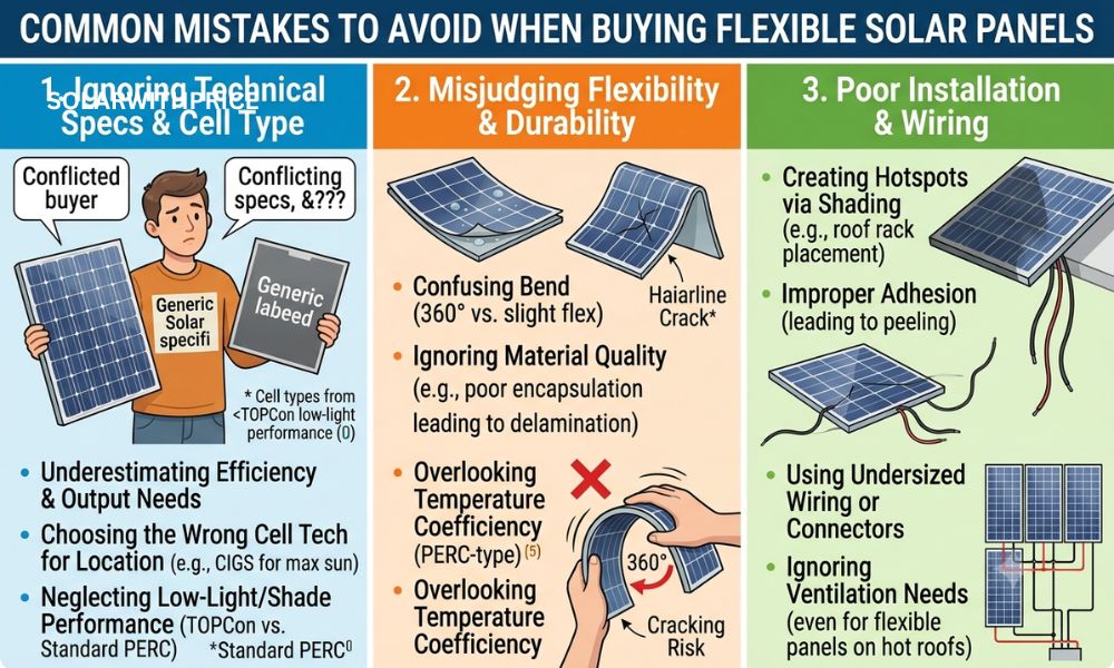 Common Mistakes to Avoid When Buying Flexible Solar Panels