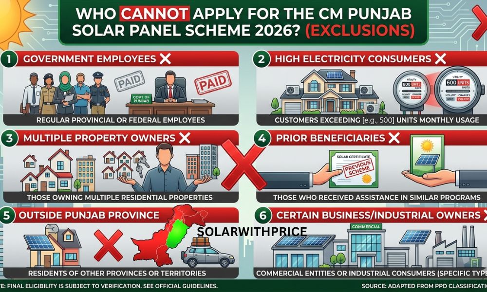 Who Cannot Apply for This Scheme?