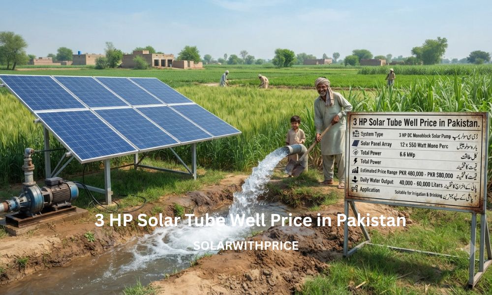 3 HP Solar Tube Well Price in Pakistan