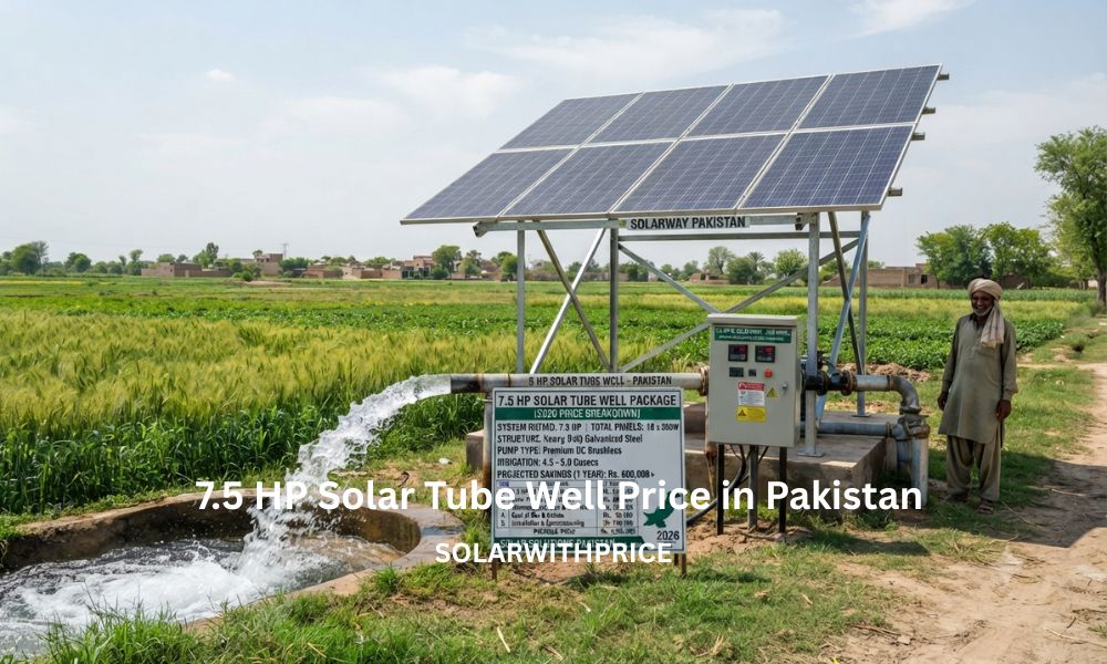 7.5 HP Solar Tube Well Price in Pakistan (2026 Breakdown)
