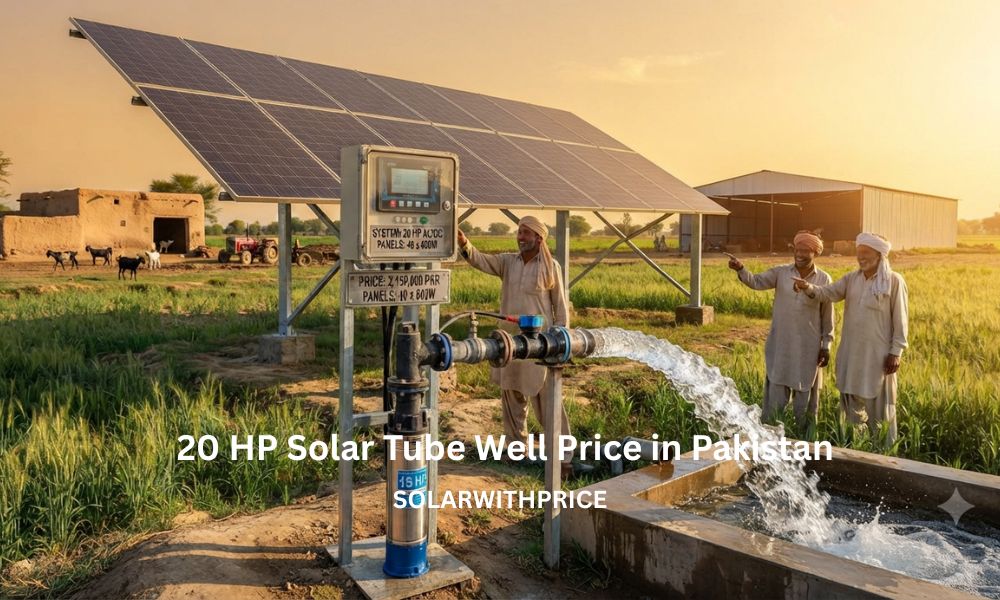 20 HP Solar Tube Well Price in Pakistan