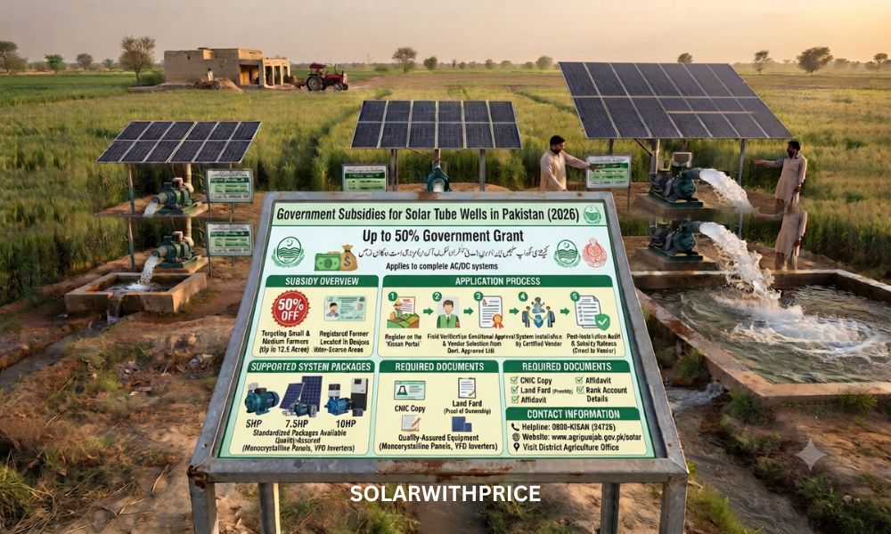 Government Subsidies for Solar Tube Wells in Pakistan (2026)