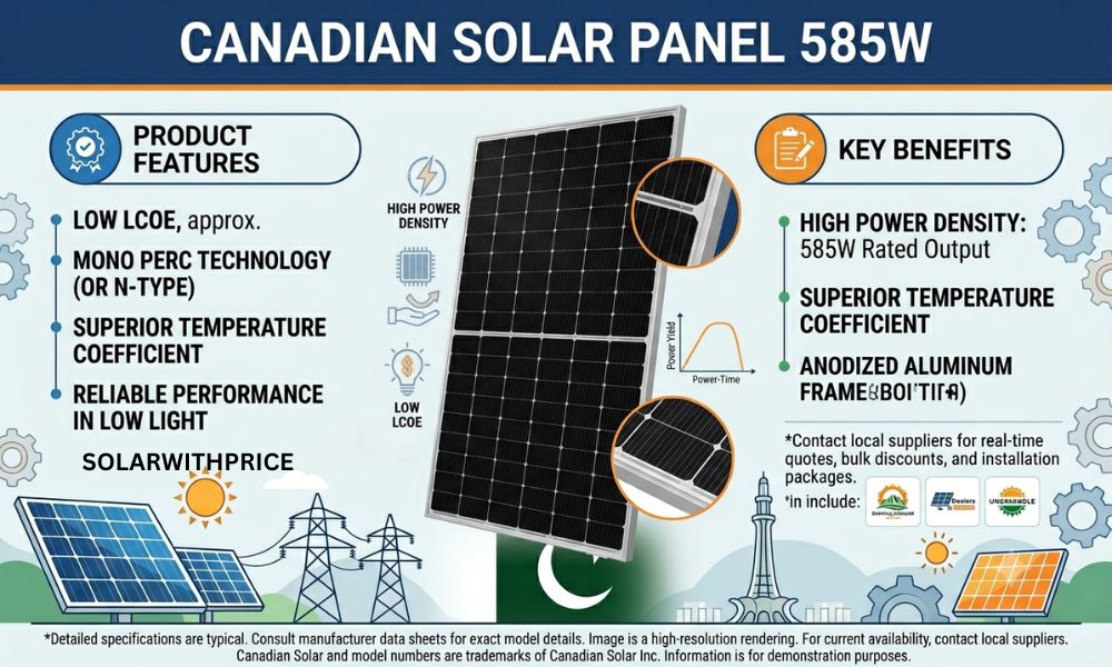 Canadian Solar Panel 585W