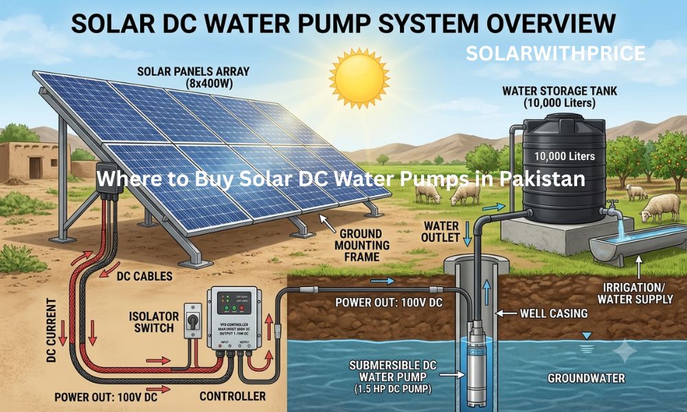 Where to Buy Solar DC Water Pumps in Pakistan 