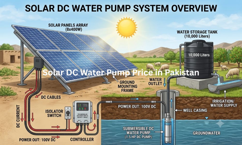 Solar DC Water Pump Price in Pakistan