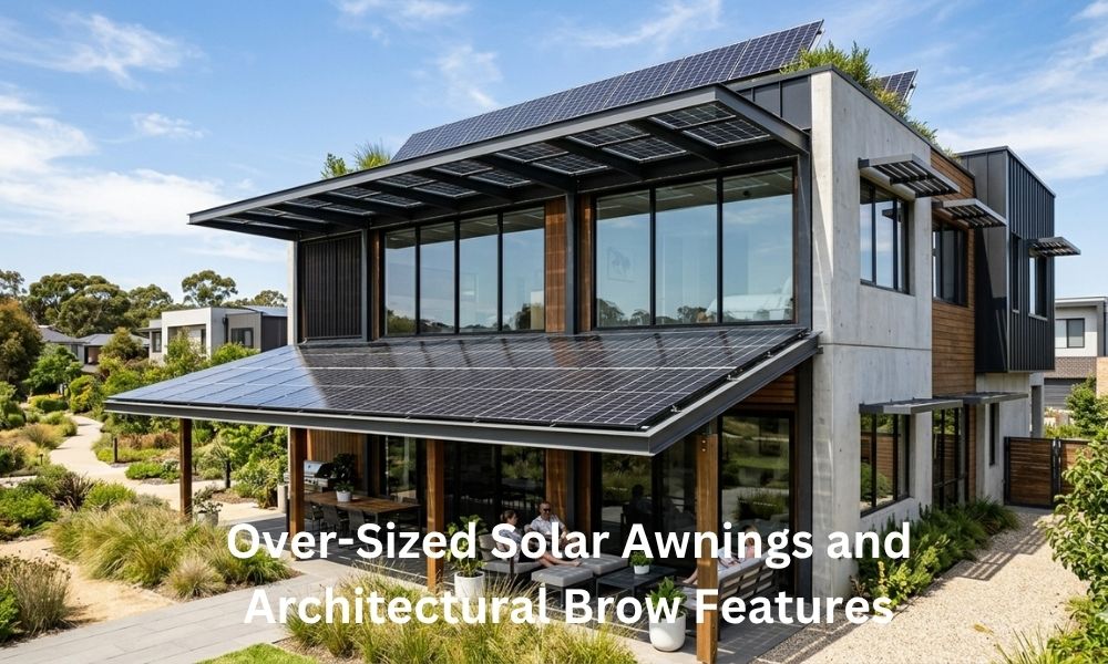 Over-Sized Solar Awnings and Architectural Brow Features