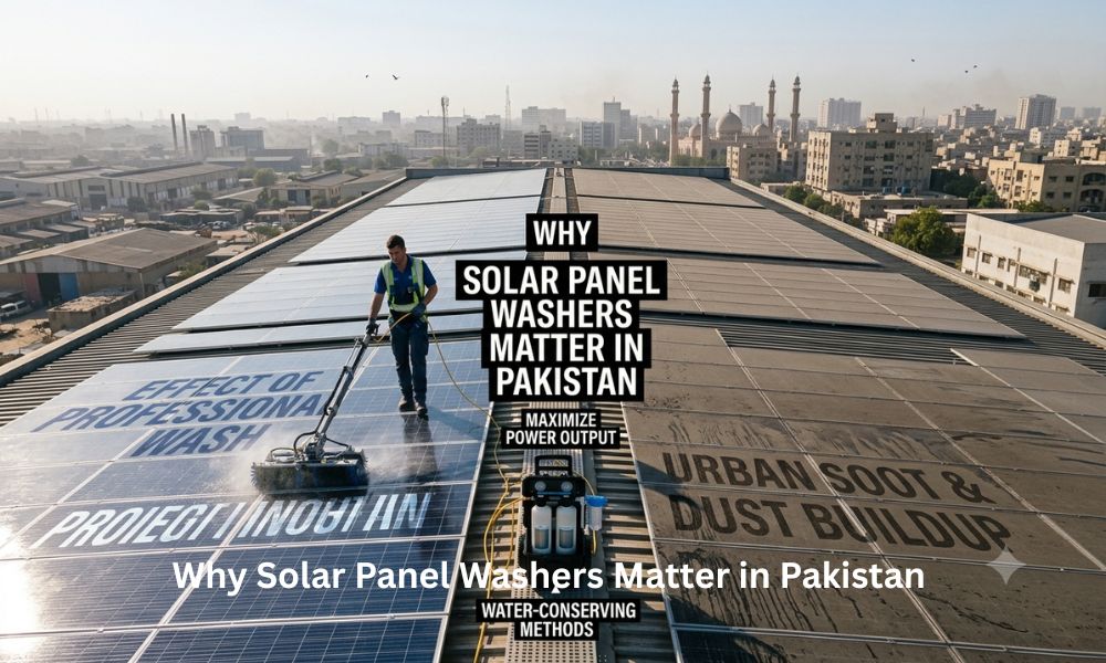 Why Solar Panel Washers Matter in Pakistan