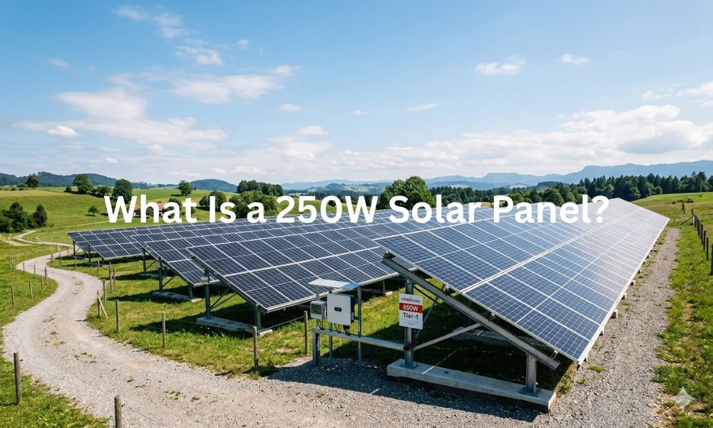 What Is a 250W Solar Panel?