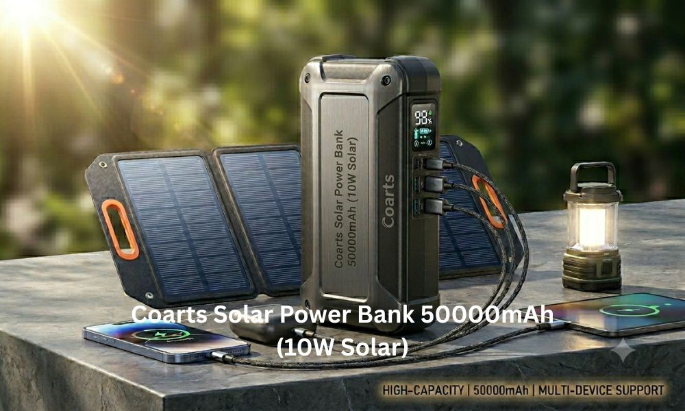 Coarts Solar Power Bank 50000mAh (10W Solar)