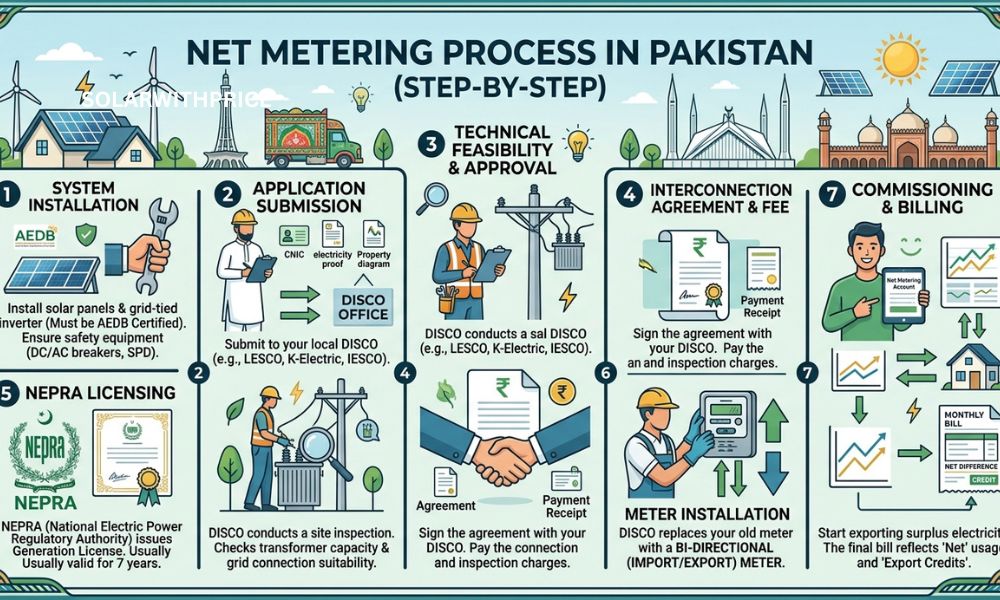 Net Metering Process in Pakistan (Step-by-Step)
