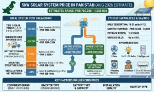 5kW Solar System Price in Pakistan