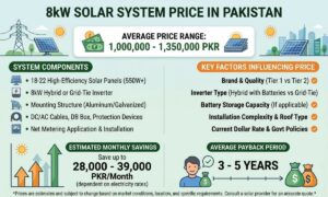 8kw Solar System Price in Pakistan